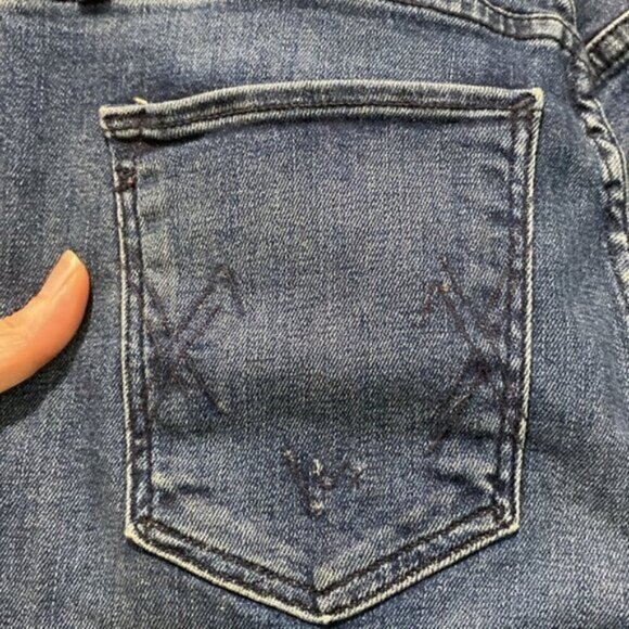 Mcguire Newton Bow Skinny Jeans Anthropologie size 27 - Picture 9 of 16